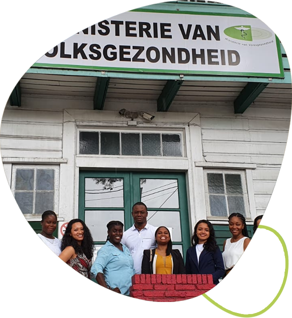 HISuri team bij het Ministerie van Volksgezondheid